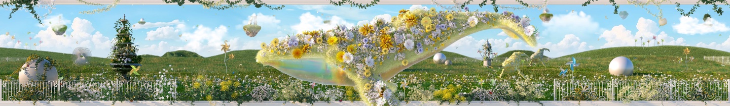 미디어 아트 메타가든의 낮과 밤